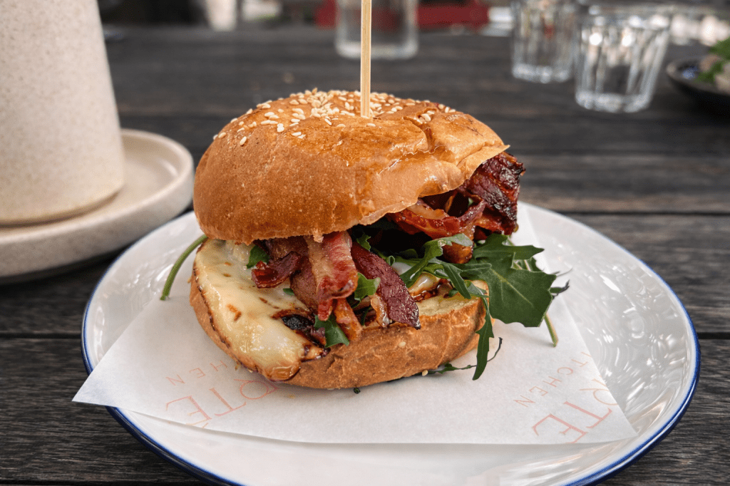 Verté Kitchen Brioche Bacon and Egg roll